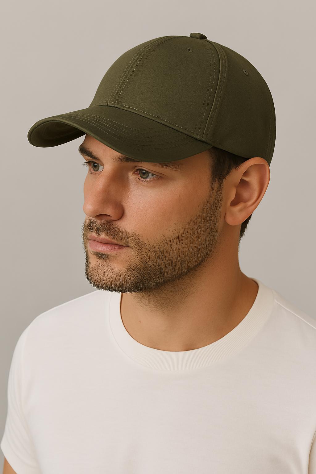 Unisex Ayarlanabilir Siyah Spor Basic Şapka