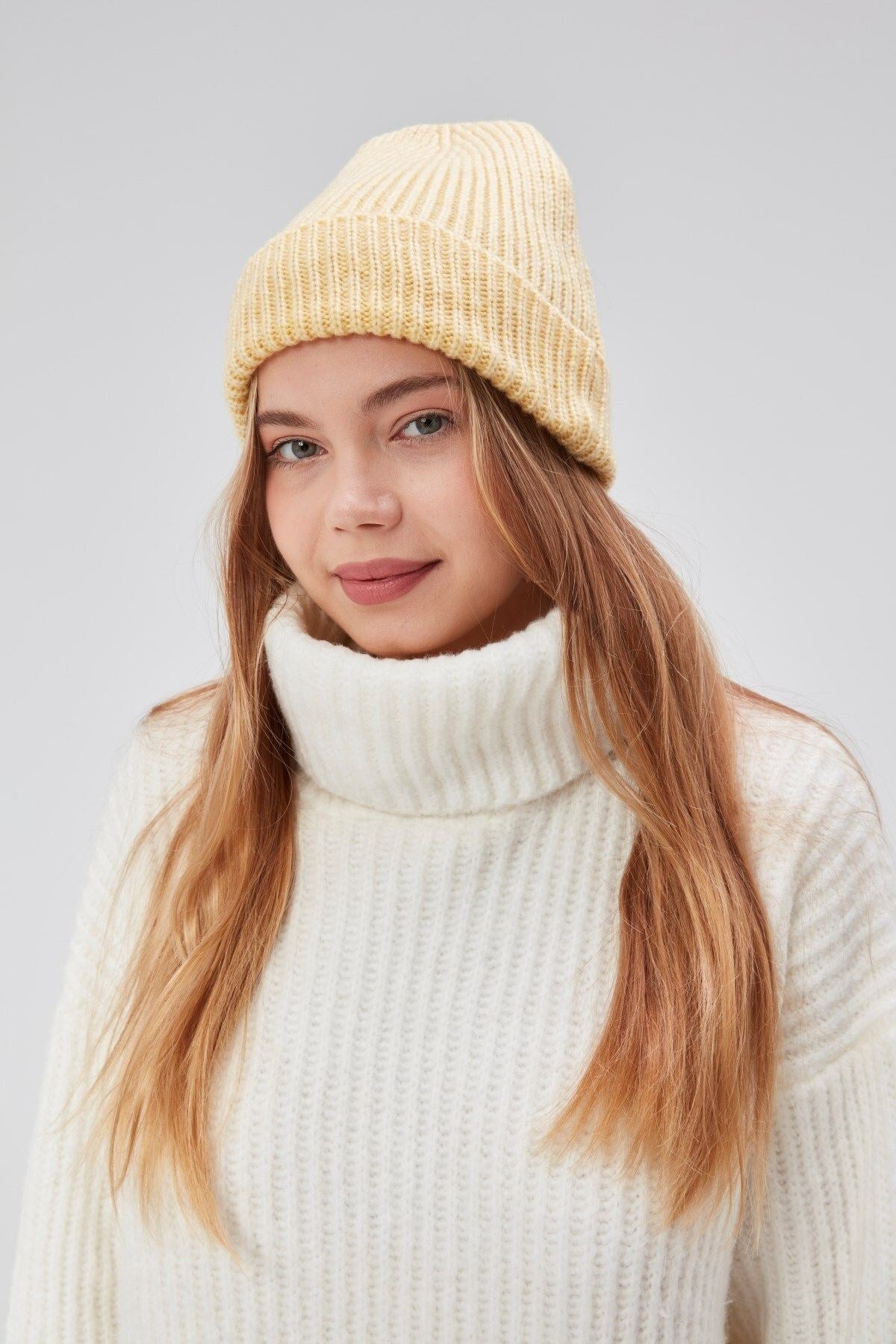 Basic Şık Standart Lüks Unisex Tiftik Bere