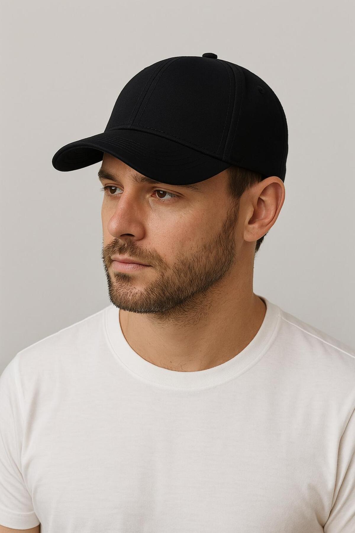 Unisex Basic Arkası Cırtlı Ayarlanabilir Hat Beyzbol Şapka Kep