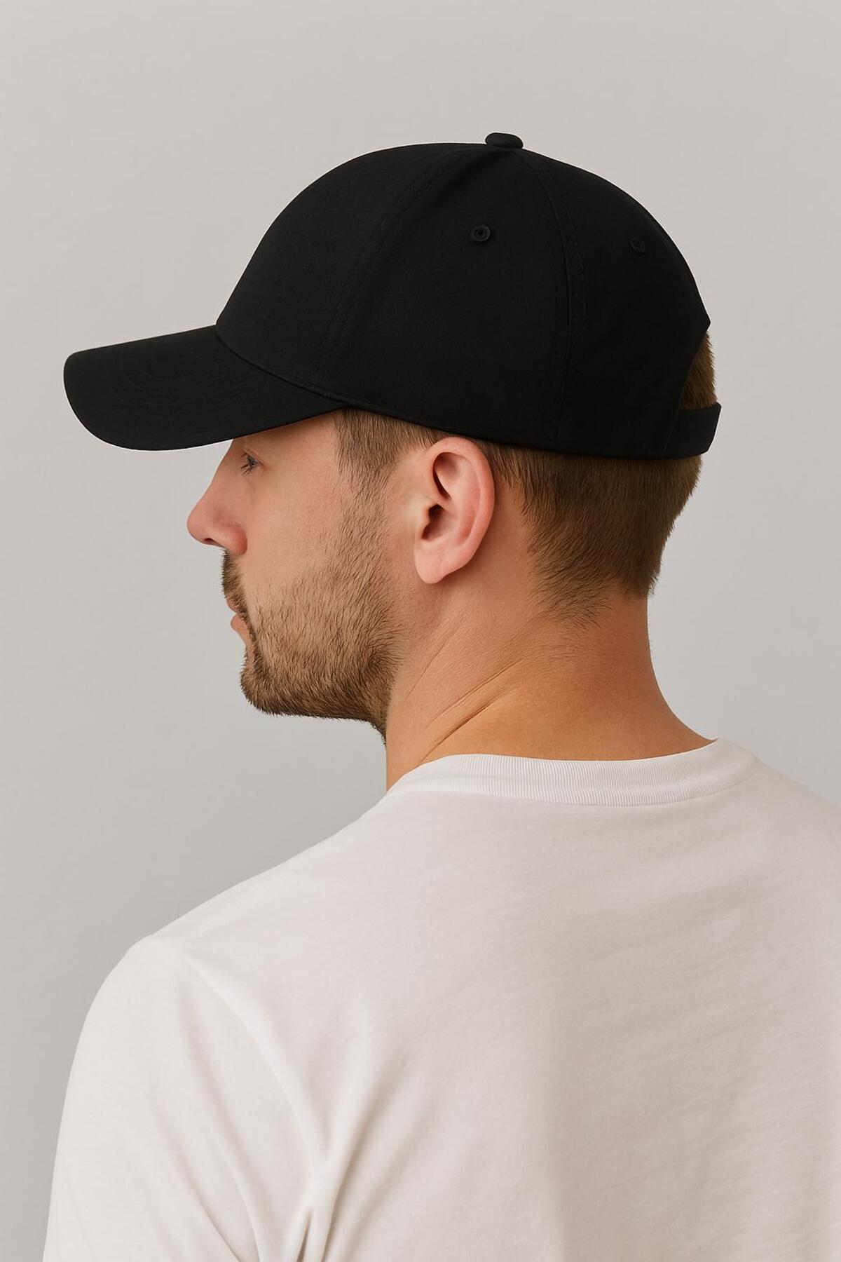 Unisex Basic Arkası Cırtlı Ayarlanabilir Hat Beyzbol Şapka Kep