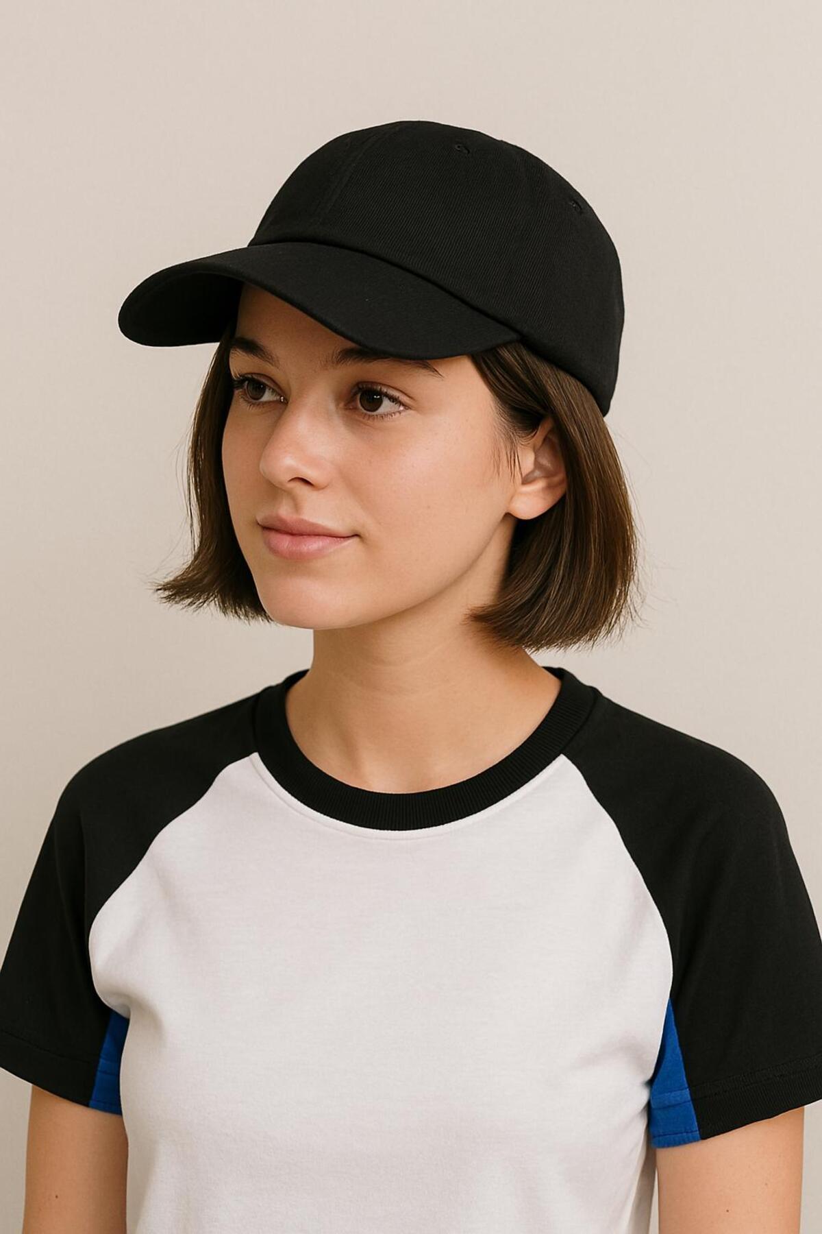 Unisex Basic Arkası Cırtlı Ayarlanabilir Hat Beyzbol Şapka Kep