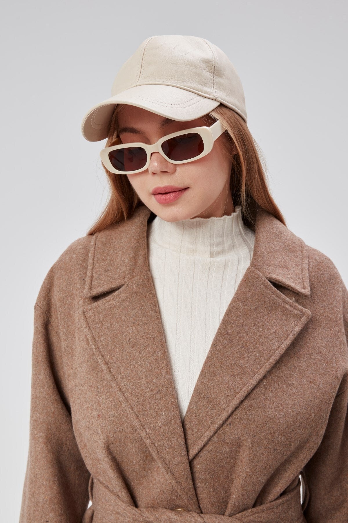 %100  Deri Kışlık Unisex Beyzbol Şapka
