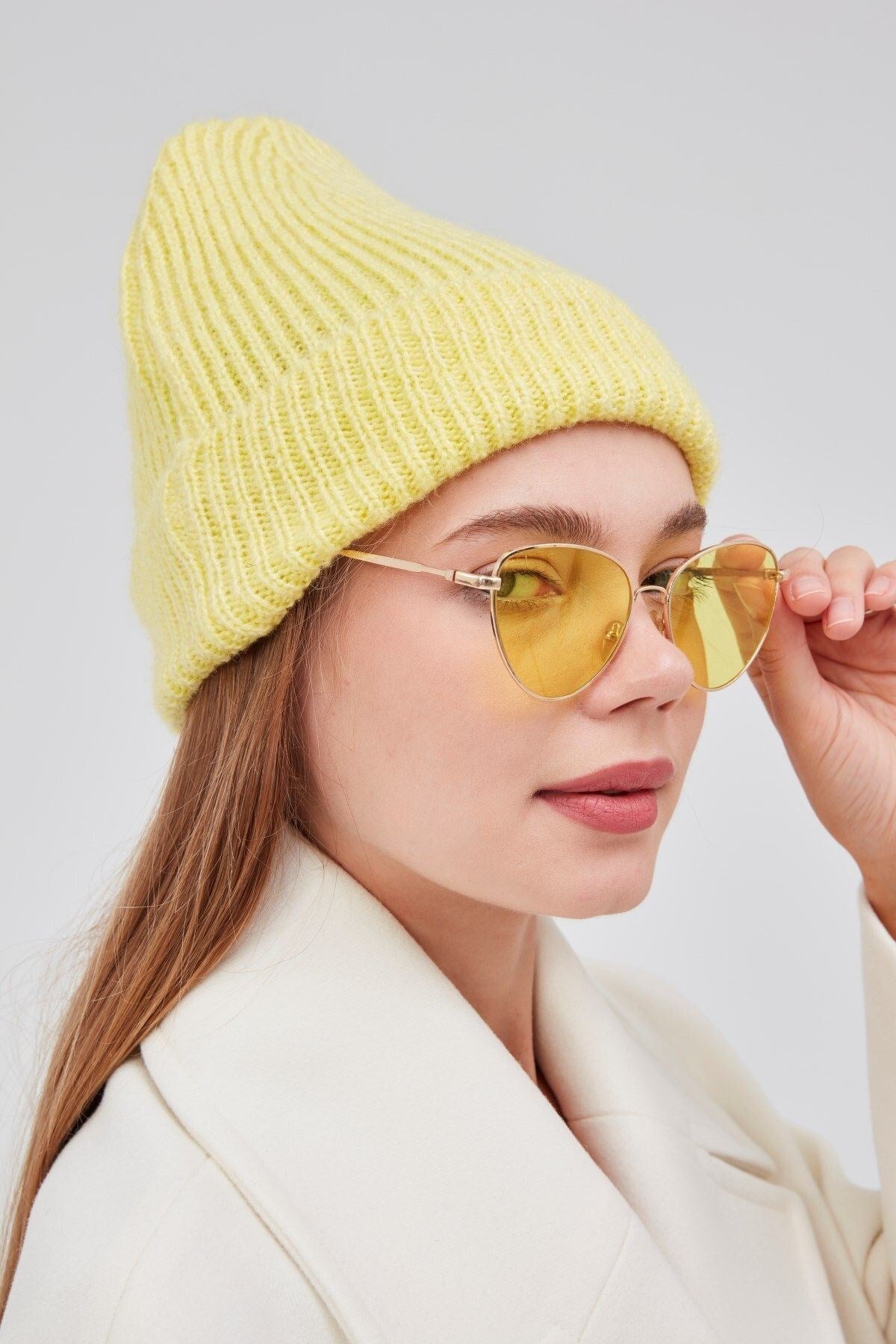 Basic Şık Standart Lüks Unisex Tiftik Bere
