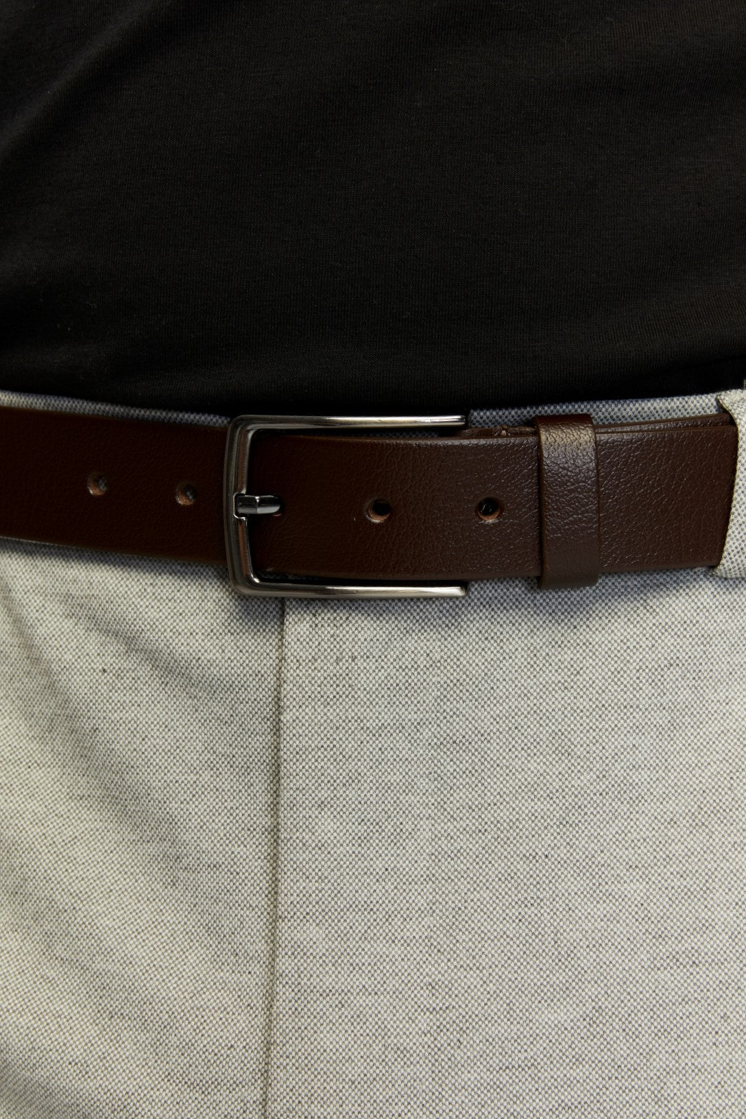 %100 Hakiki Manda Derisi Erkek Kemeri 3,5 cm – Lacivert