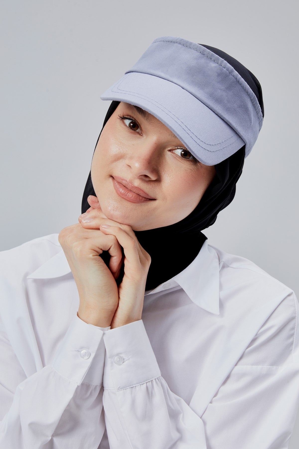 Kadın Basic Cırtcırtlı Ayarlanabilir Tenisçi Vizör Golf Şapkası Güneş Koruyucu Siperlik