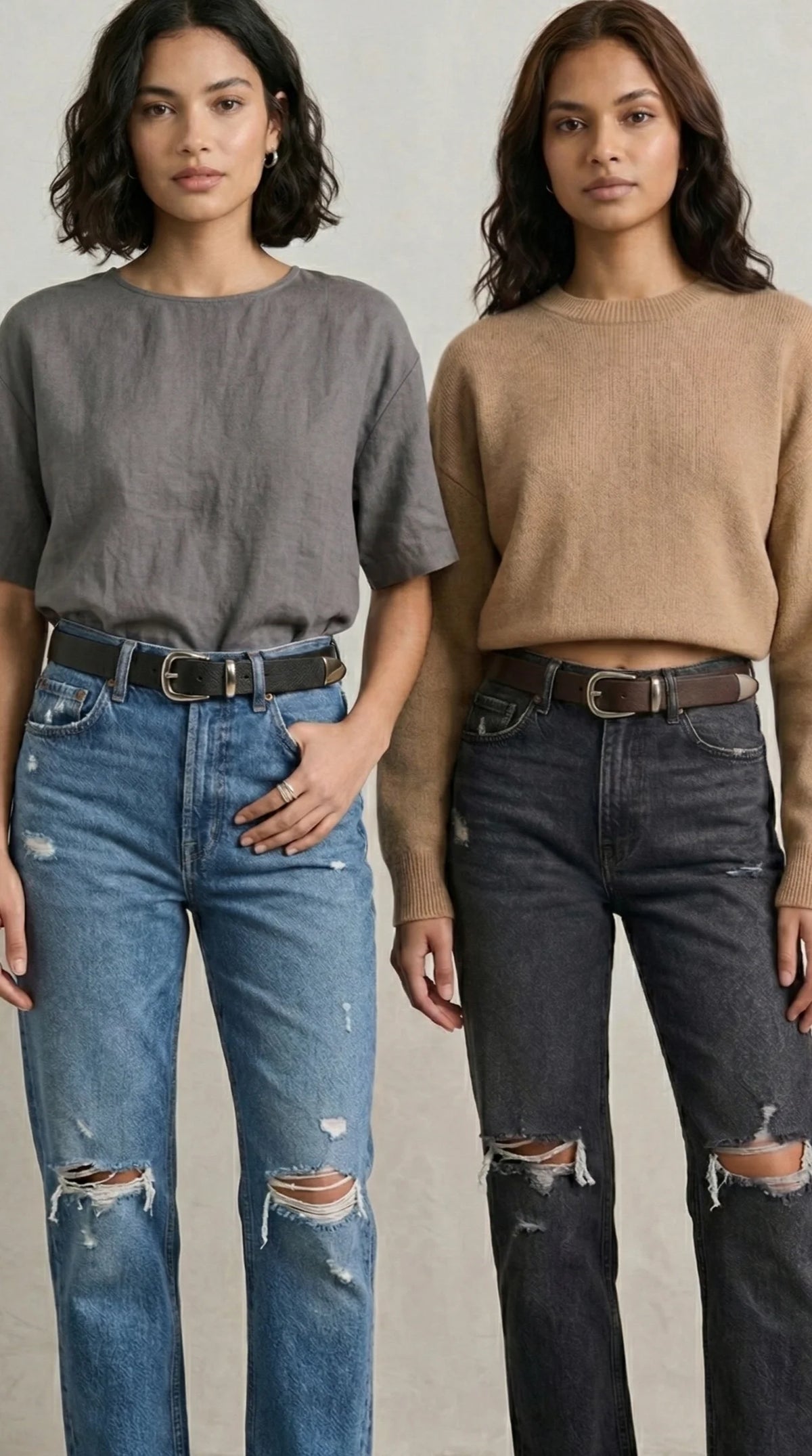 %100 Hakiki Deri Kadın Kemeri 3 cm – Metal Detaylı