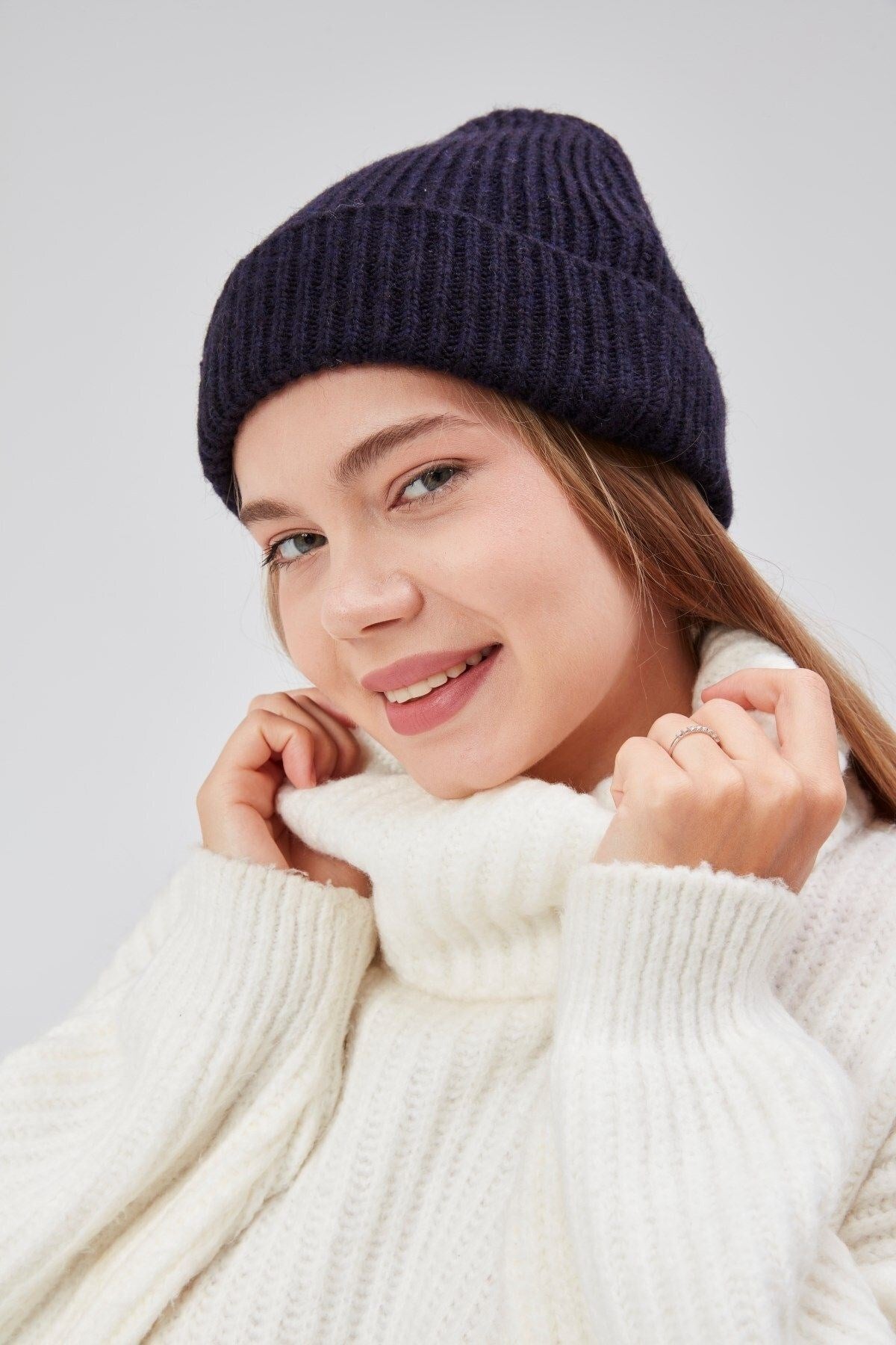 Basic Şık Standart Lüks Unisex Tiftik Bere