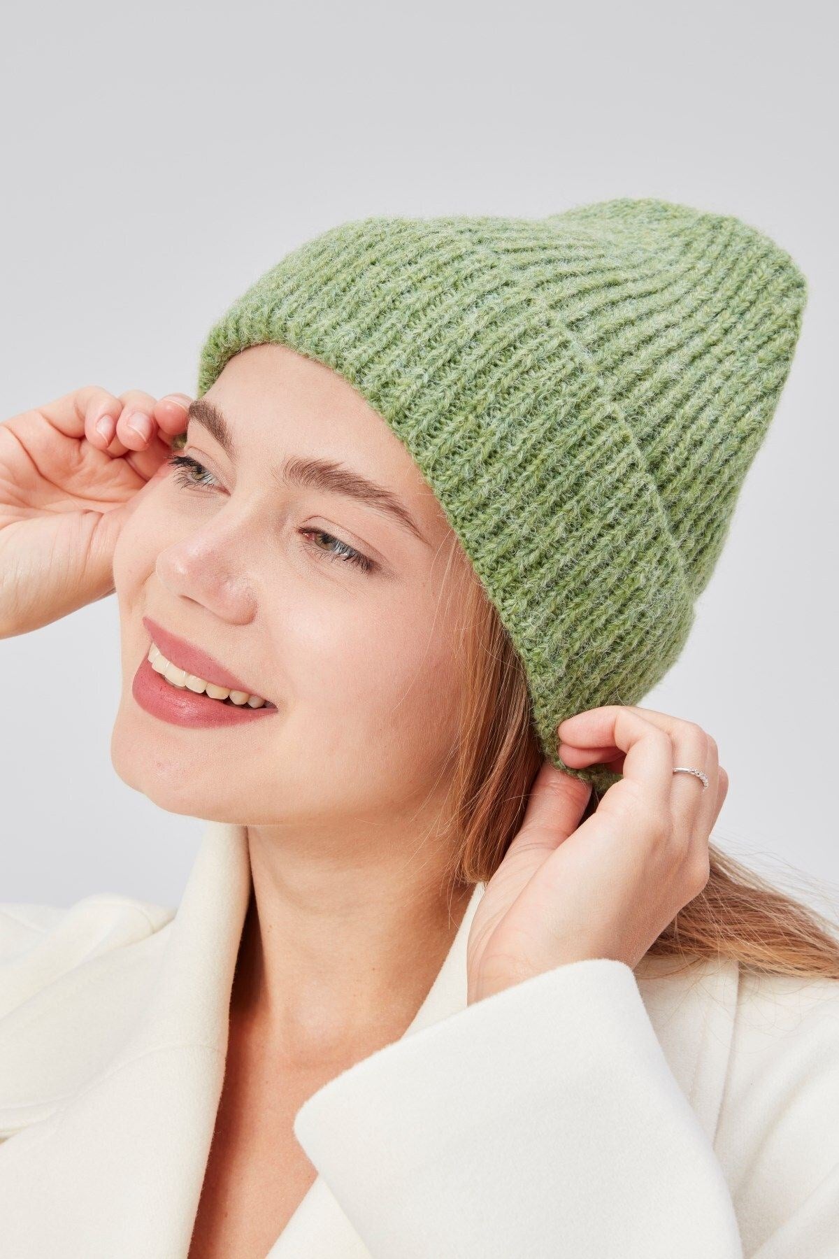 Basic Şık Standart Lüks Unisex Tiftik Bere