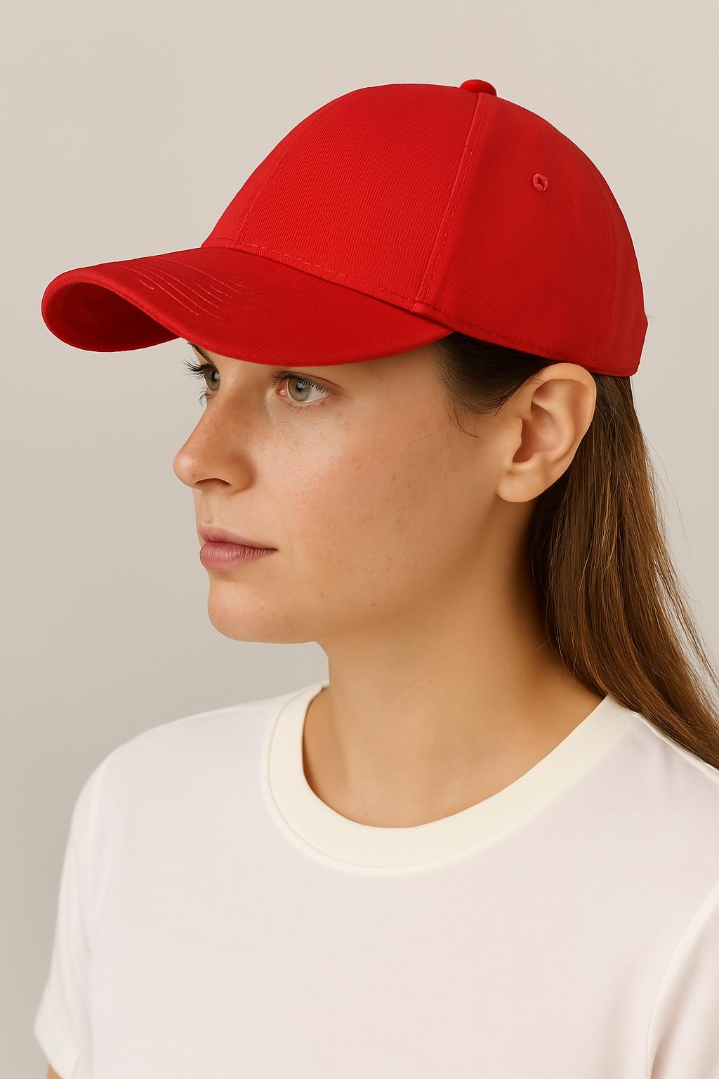 Unisex Ayarlanabilir Siyah Spor Basic Şapka