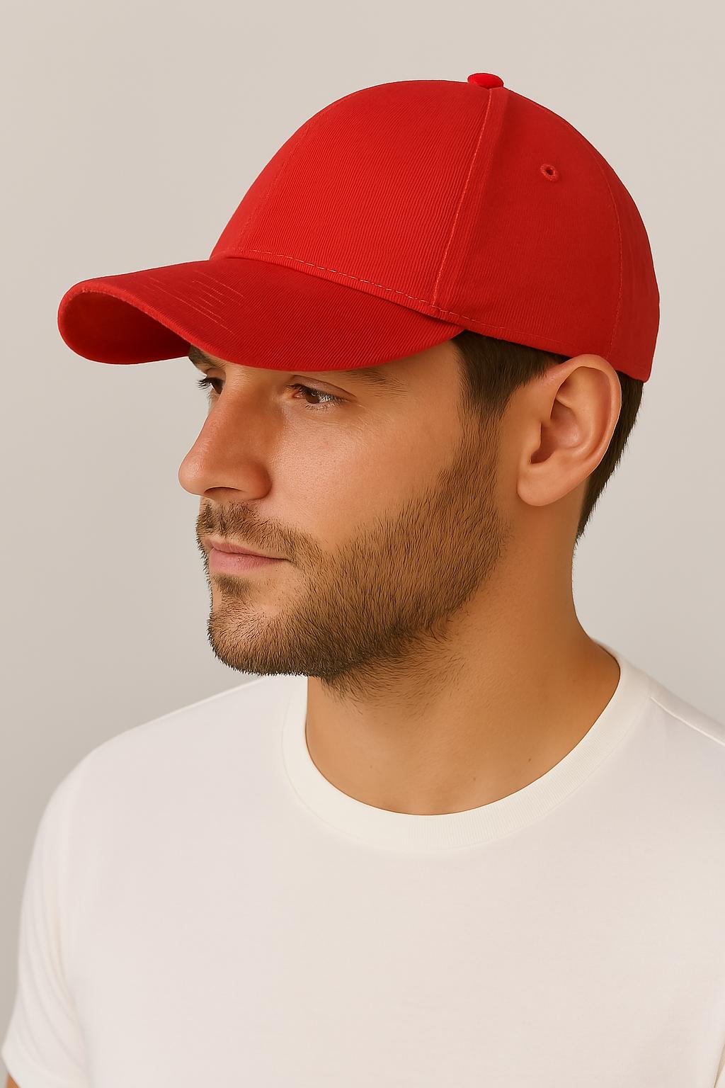 Unisex Basic Arkası Cırtlı Ayarlanabilir Hat Beyzbol Şapka Kep
