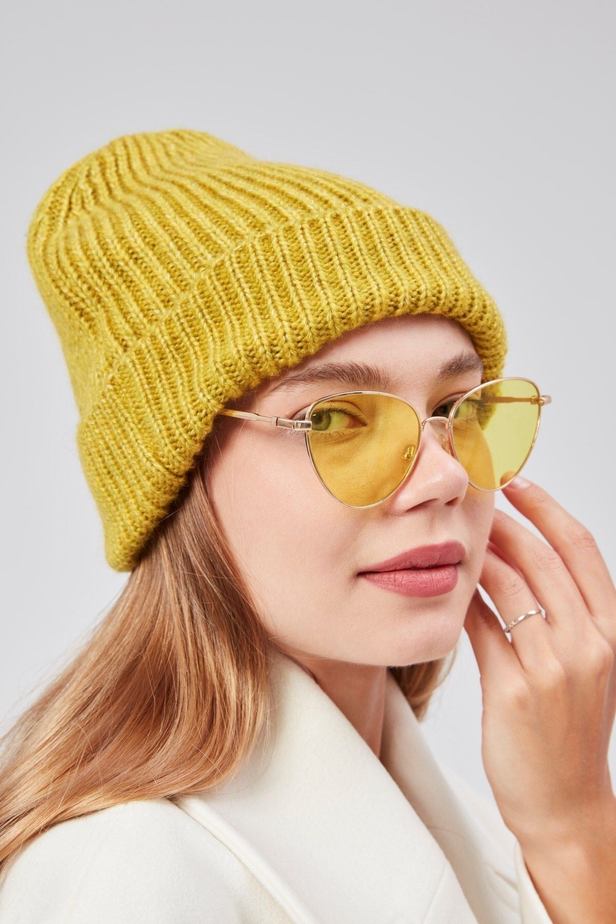 Basic Şık Standart Lüks Unisex Tiftik Bere