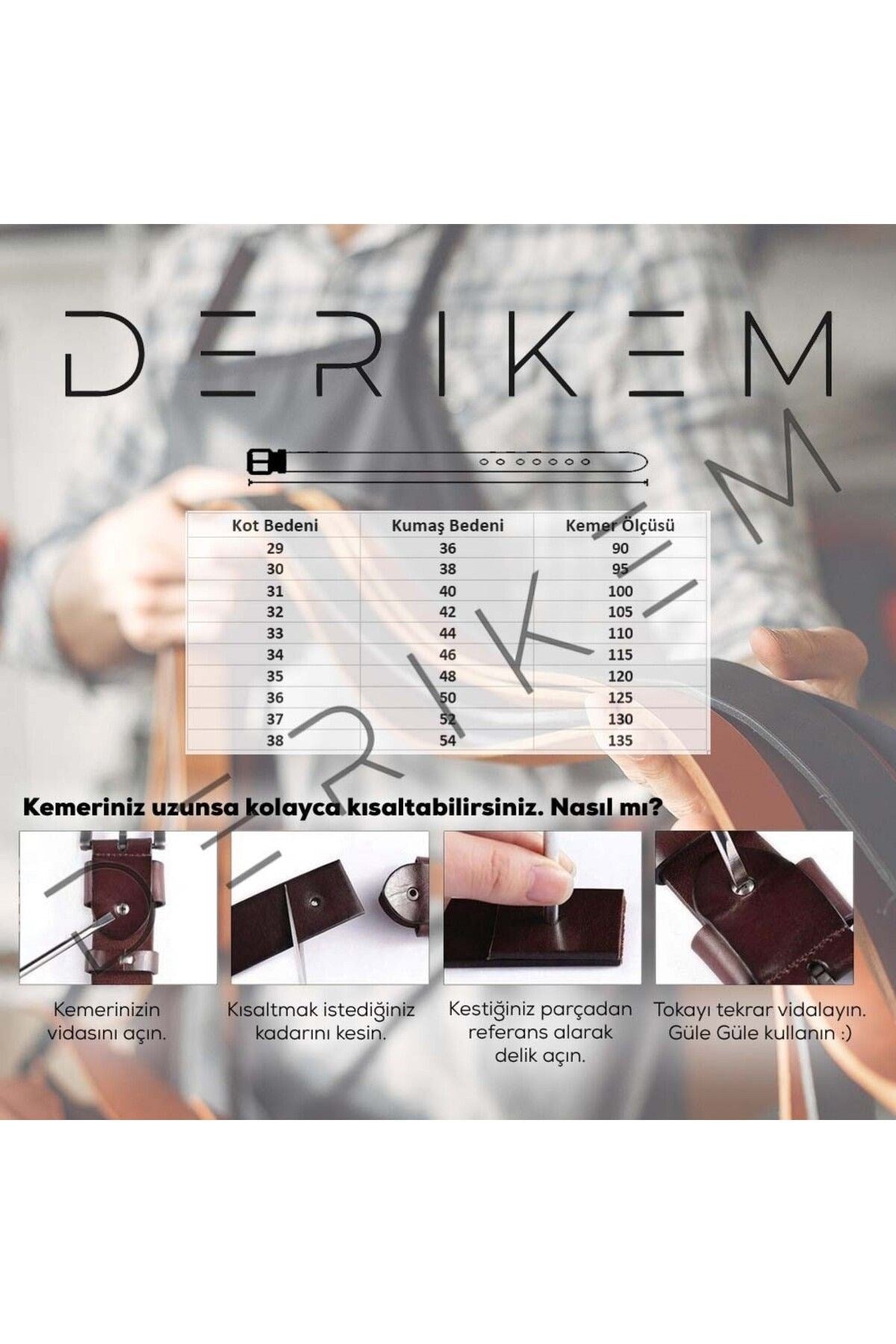 %100 Hakiki Deri Şık Kadın Kemeri 4 Cm