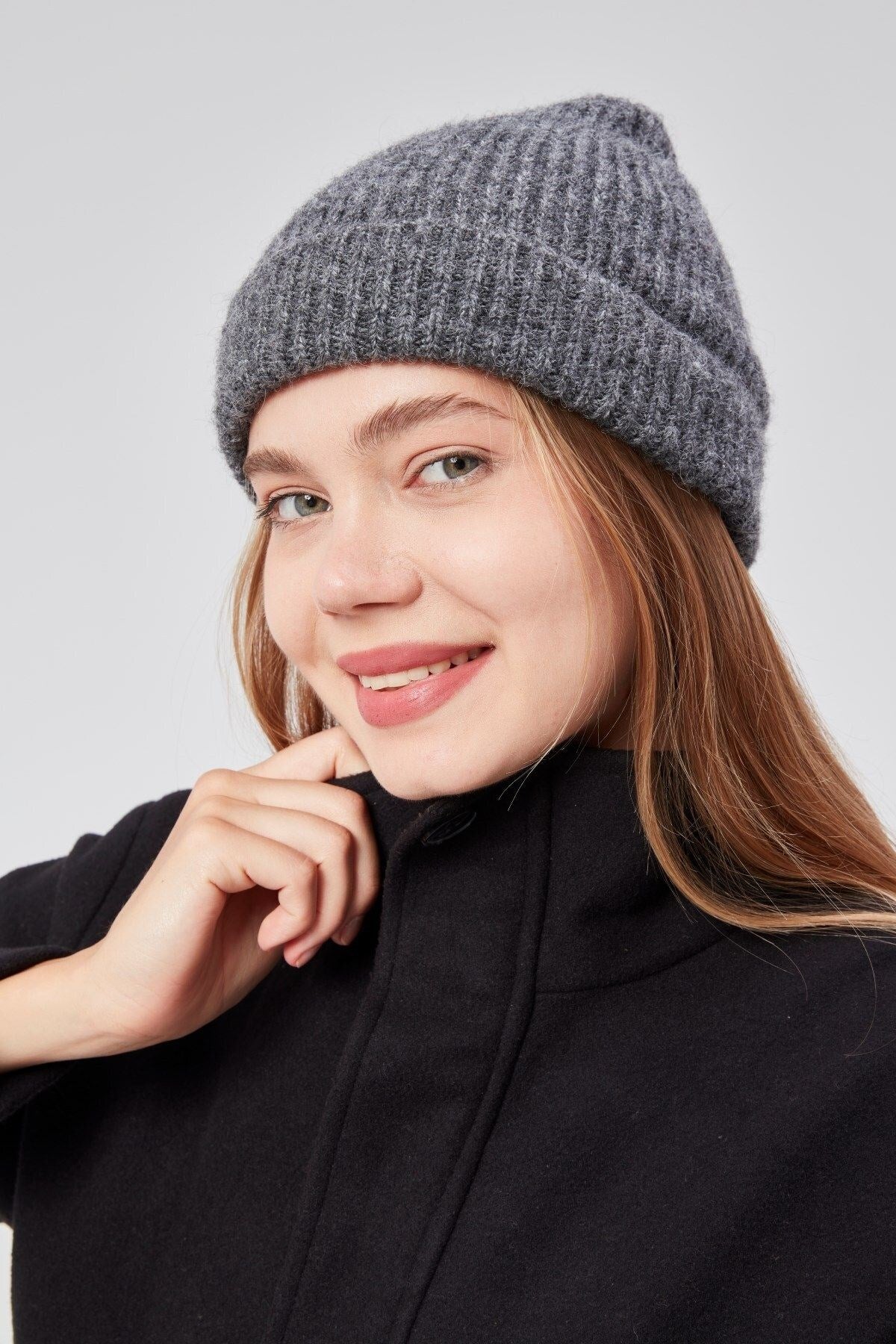 Basic Şık Standart Lüks Unisex Tiftik Bere